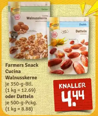 nahkauf Farmers snack cucina walnusskerne oder datteln Angebot