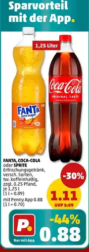 PENNY Fanta, coca-cola oder sprite Angebot