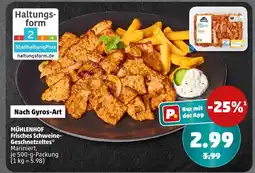 PENNY Mühlenhof frisches schweine-geschnetzeltes Angebot