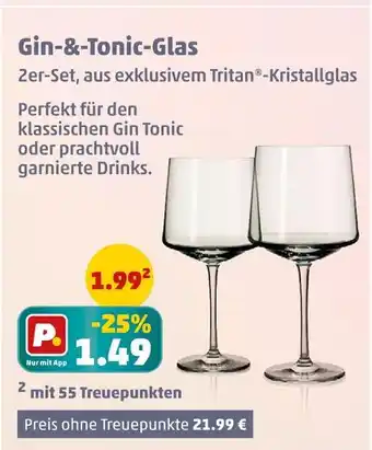 PENNY Tritan gin-&-tonic-glas Angebot