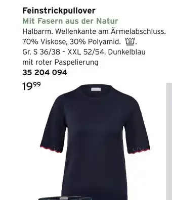 Tchibo Feinstrickpullover Angebot