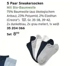 Tchibo 5 paar sneakersocken Angebot