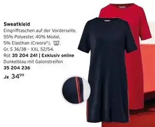 Tchibo Sweatkleid Angebot