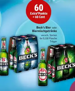 Edeka Beck's bier oder biermischgetränke Angebot