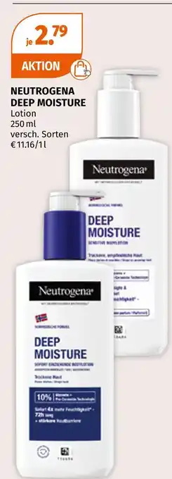 Müller Neutrogena deep moisture Angebot