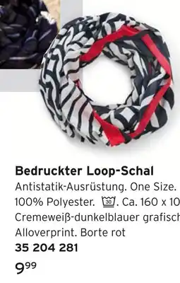 Tchibo Bedruckter loop-schal Angebot