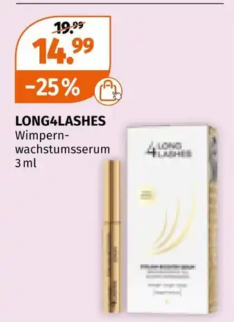 Müller Long4lashes wimpernwachstumsserum Angebot