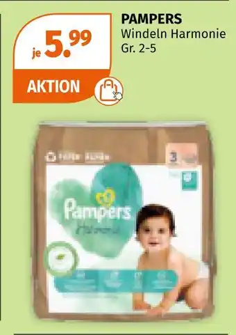 Müller Pampers windeln harmonie Angebot