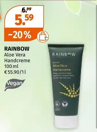 Müller Rainbow aloe vera handcreme Angebot