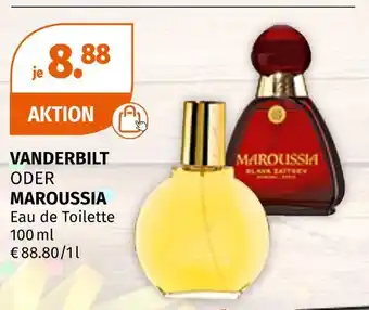 Müller Vanderbilt oder maroussia eau de toilette Angebot