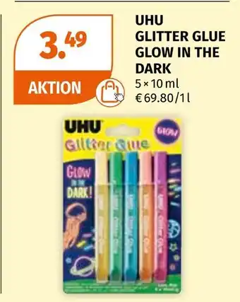 Müller Uhu glitter glue glow in the dark Angebot