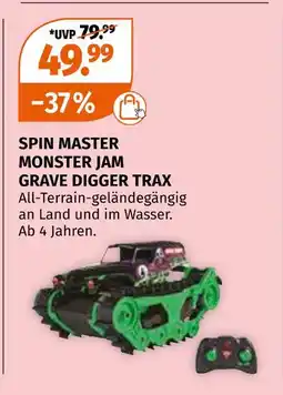 Müller Spin master monster jam grave digger trax Angebot