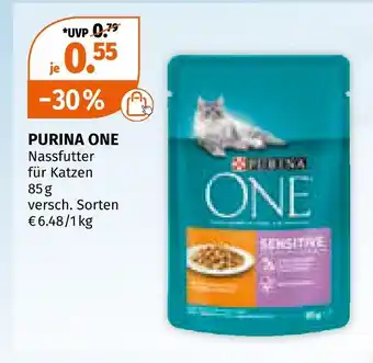 Müller Purina one nassfutter Angebot