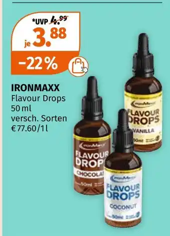 Müller Ironmaxx flavour drops Angebot