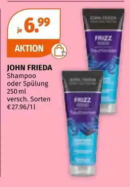 Müller John frieda shampoo oder spülung Angebot