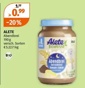 Müller Alete abendbrei Angebot