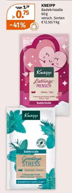 Müller Kneipp badekristalle Angebot