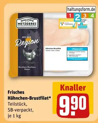 REWE LAND BAUERN --HÄHNCHEN Frisches Hähnchen-Brustfilet Angebot