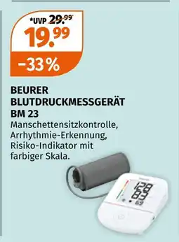 Müller Beurer blutdruckmessgerät bm 23 Angebot