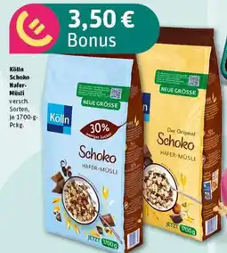 REWE Kölln schoko hafer-müsli Angebot