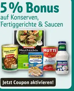 REWE 5 % bonus Angebot