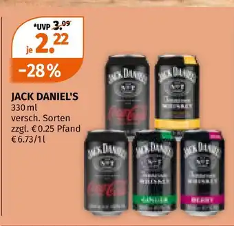 Müller Jack daniel's mixgetränke Angebot