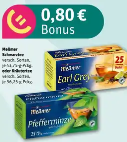 REWE Meßmer schwarztee oder kräutertee Angebot