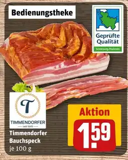 REWE Timmendorfer bauchspeck Angebot