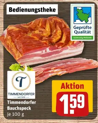 REWE Timmendorfer bauchspeck Angebot