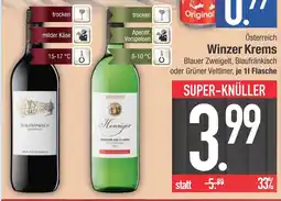 Edeka Winzer krems blauer zweigelt oder grüner veltliner Angebot