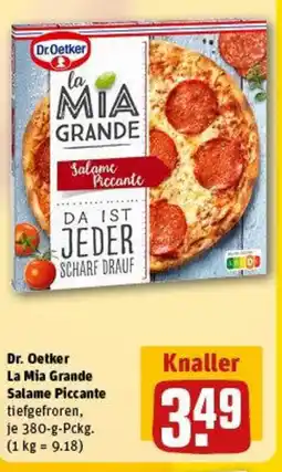 REWE Dr. oetker la mia grande salame piccante Angebot