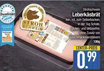 Edeka Strohschwein leberkäsbrät Angebot