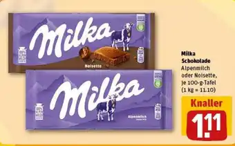 REWE Milka schokolade Angebot