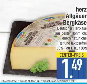 Edeka Herz allgäuer bergkäse Angebot