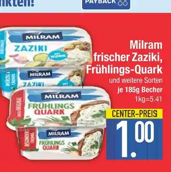 Edeka Milram frischer zaziki oder frühlings-quark Angebot