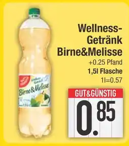 Edeka Gut&günstig wellness-getränk birne&melisse Angebot