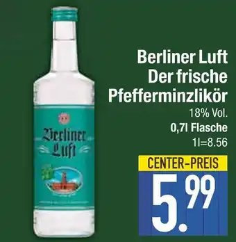 Edeka Berliner luft der frische pfefferminzlikör Angebot