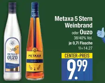 Edeka Metaxa weinbrand oder ouzo Angebot