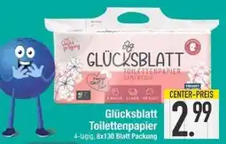 Edeka Glücksblatt toilettenpapier Angebot