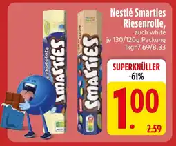 Edeka Nestlé smarties riesenrolle, auch white Angebot