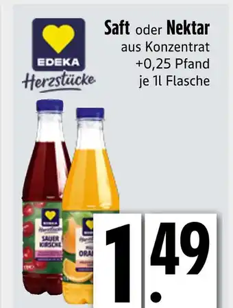 Edeka Edeka herzstücke saft oder nektar Angebot