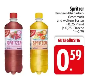 Edeka Gut&günstig himbeer-rhabarber-geschmack und weitere sorten Angebot