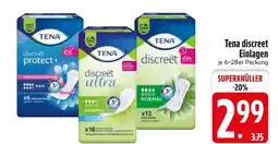 Edeka Tena discreet protect+ oder discreet ultra oder discreet Angebot