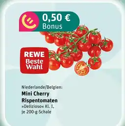 boni Center Rewe beste wahl mini cherry rispentomaten Angebot