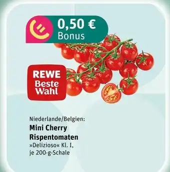 boni Center Rewe beste wahl mini cherry rispentomaten Angebot