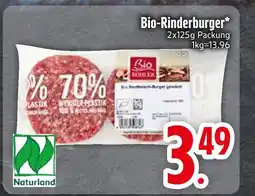 Edeka Naturland bio-rinderburger Angebot