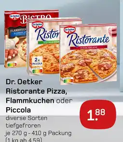 boni Center Dr. oetker ristorante pizza, flammkuchen oder piccola Angebot