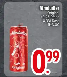 Edeka Original almdudler Angebot