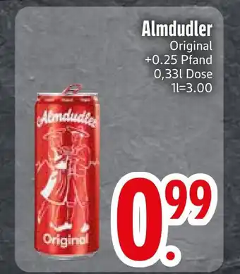 Edeka Original almdudler Angebot