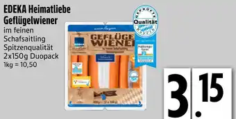 Edeka Edeka heimatliebe geflügelwiener Angebot